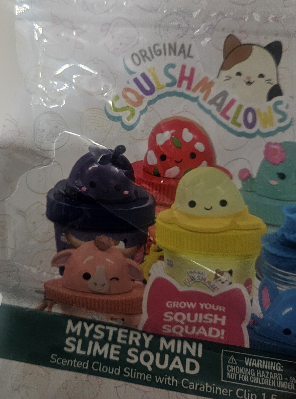 Squishmallows Mystery Mini Cloud Slime Squad With Clip - Tyrone Grape Scented - Picture 4 of 9